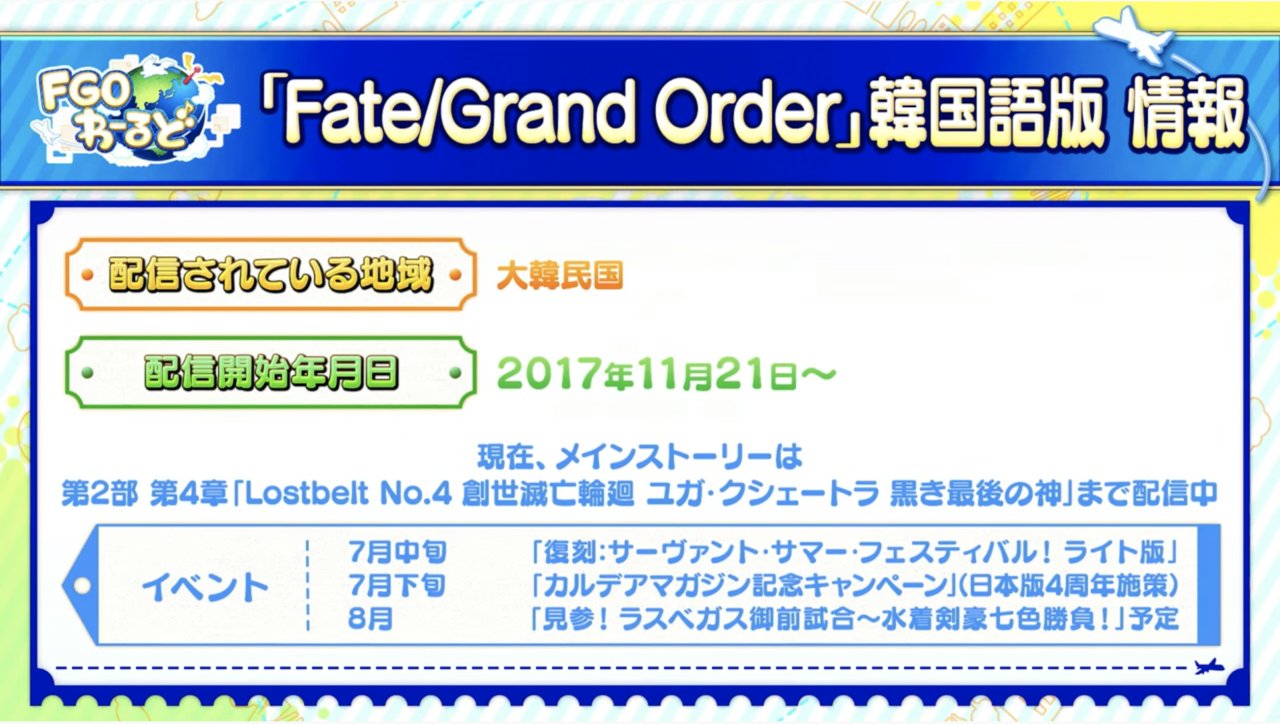 Fgo6周年 Fgoわーるど英語版 簡体字版 繁体字板 韓国語版のローカライズ事情とイベントまとめ 台湾の夜市イベント楽しそう Fgoまとめノウムカルデア攻略速報