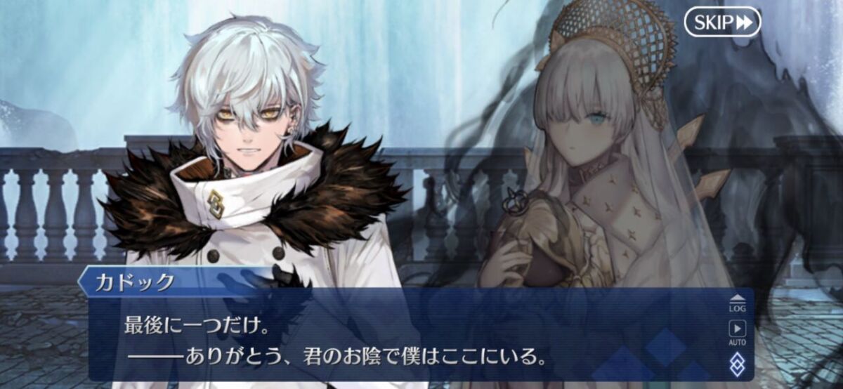 [FGO]「───ありがとう、君のお陰で僕はここにいる。」カドックとアナスタシアそしてヴィイ