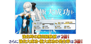 【FGO】今ならバーサーカーLv.120も楽々作れる?獲得経験値2倍大成功極大成功3倍がかなりでかい!冠位戴冠戦:Berserker開幕直前キャンペーン 4 IMG 6399