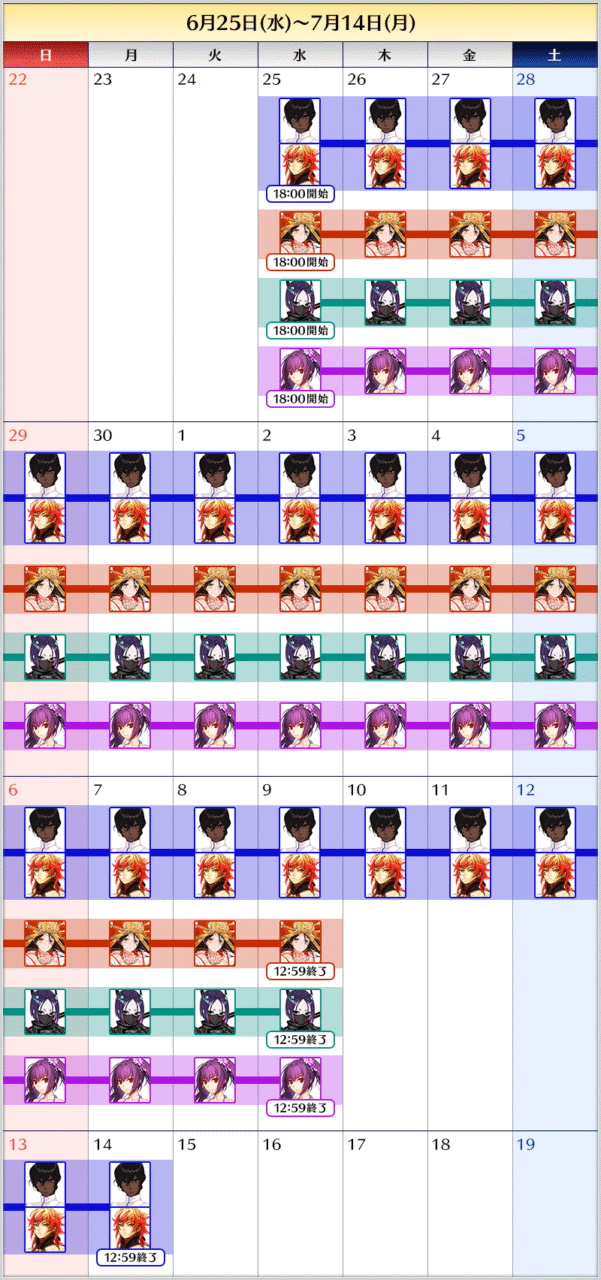 【FGO】7月ボックスイベント開催決定!水着伊吹童子&ロウヒらが特攻サーヴァントに登場、カルデア放送局ライト版も配信へ 5 info image 02