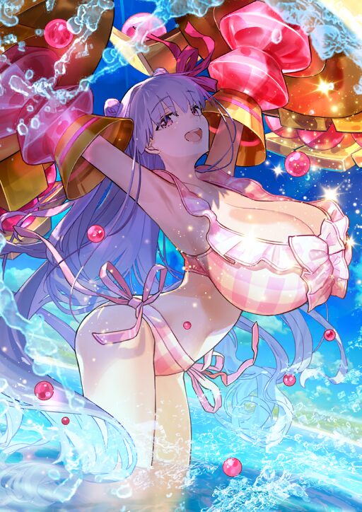 【FGO】水着パッションリップ性能とスキル・最終再臨画像公開!全体NP配布&超巨大特攻宝具が魅力の星5セイバーでっかいぞ! 4 106300b@2