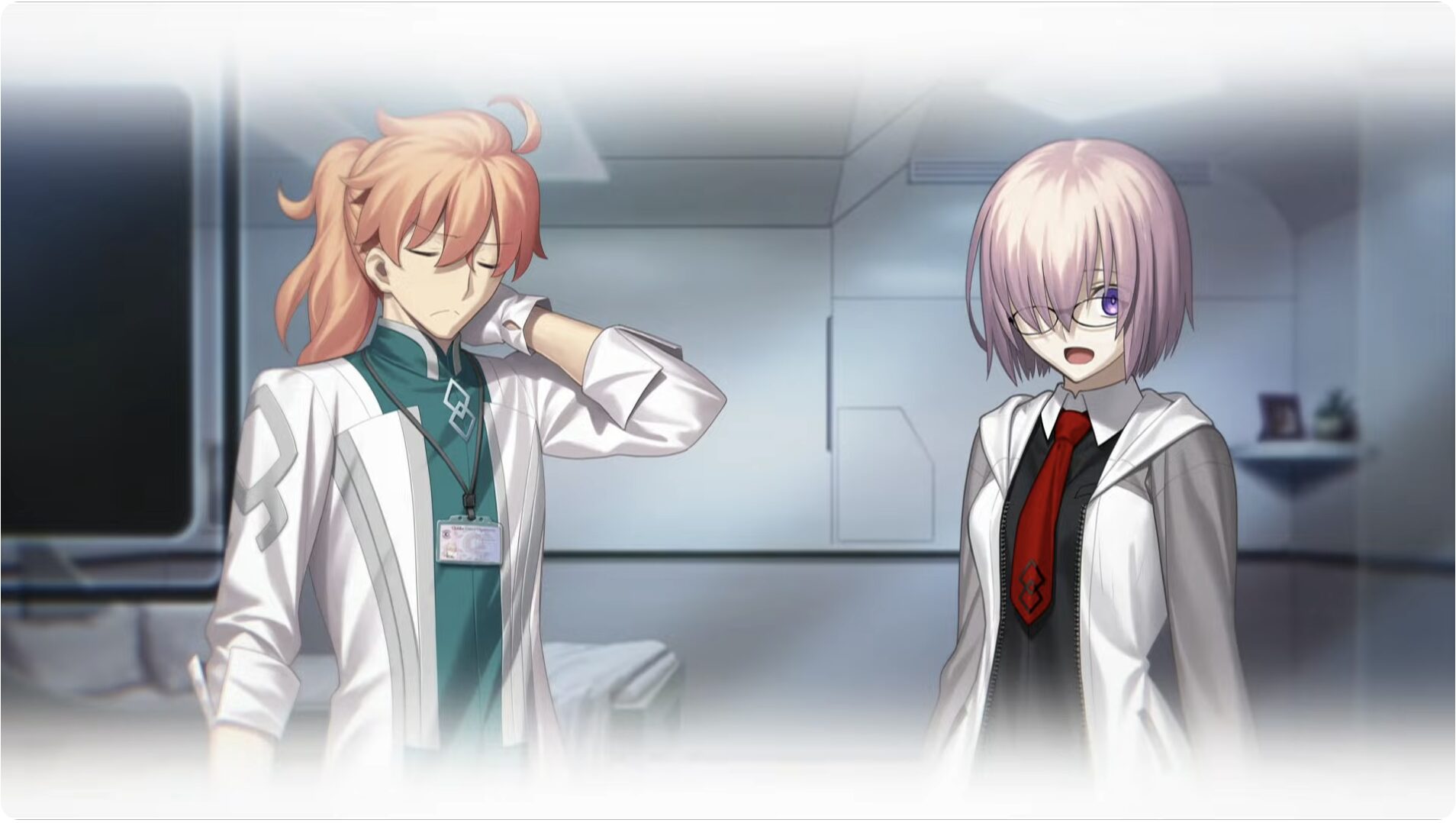 【FGO】「やっぱりお二人は仲良しでいらっしゃったのですね」マシュの新クラス演出時のロマニはロマニとゲーティア2人だった!マスター動揺