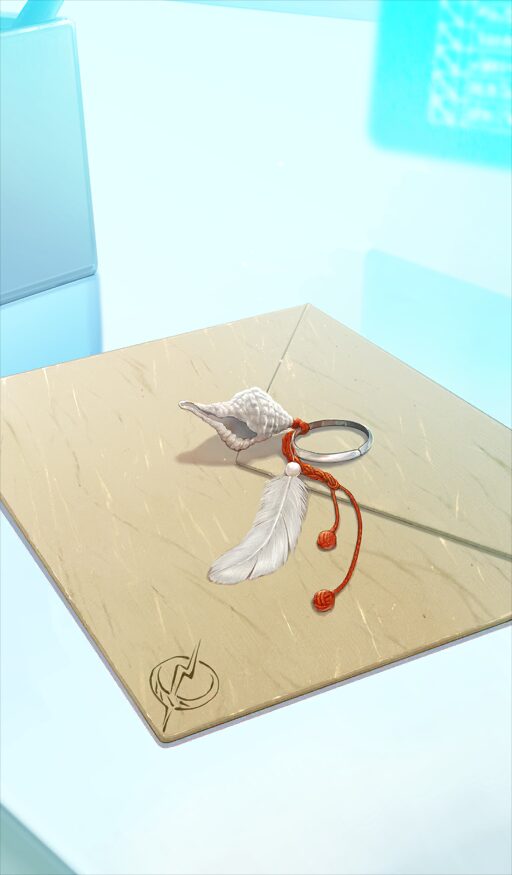 【FGO】水着ジュネス・クレーンの絆礼装「汐彩・リフレイン」したためられた文面は、優しい気持ちでいっぱい。