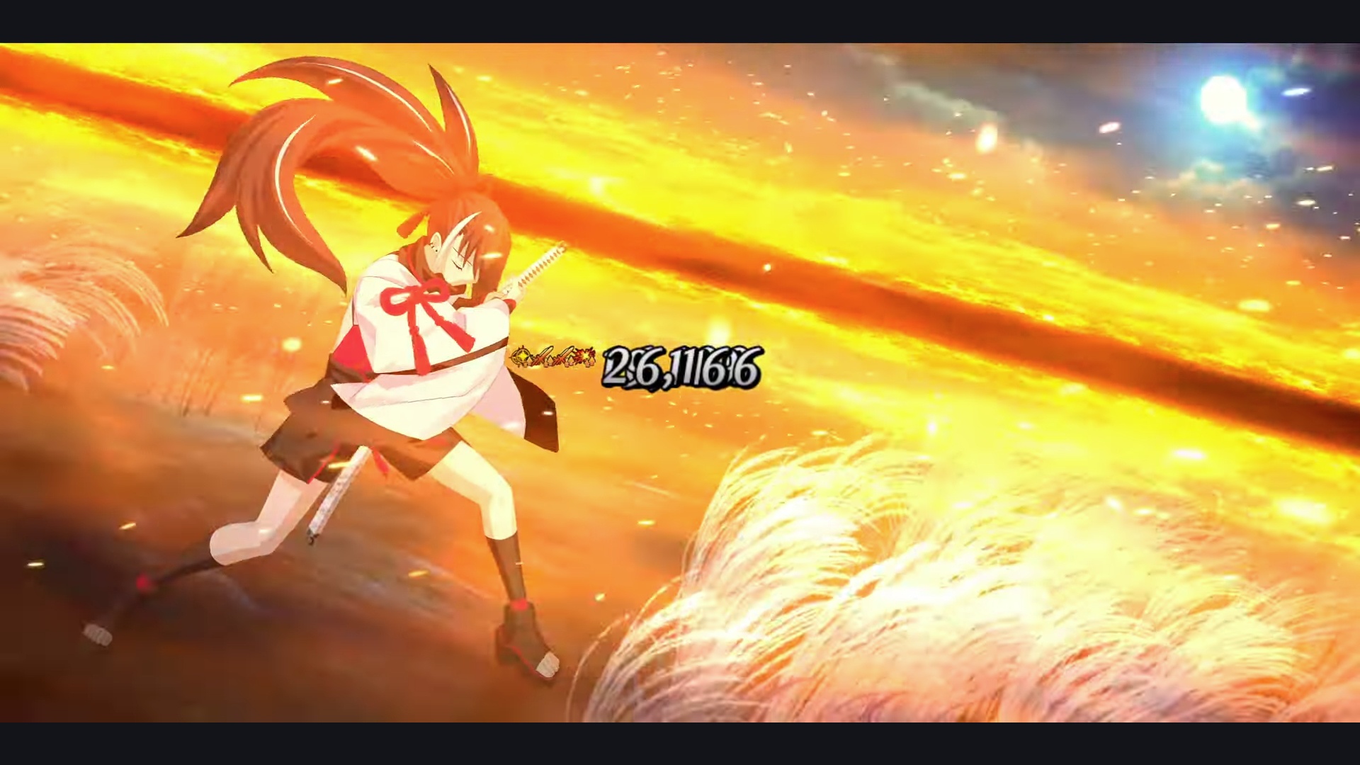 【FGO】河上彦斎の宝具「抜刀・神威」、演出は1種類だが再臨差分がリッチ!コマンドカードがこっち向いてるのも新しい 9 bbtrXG5