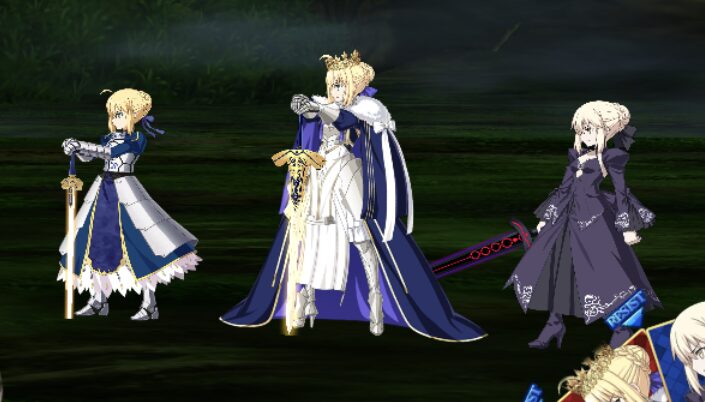 【FGO】よく見たら何だこのエクスカリバー!いつものとデザイン諸々違う 3 205Z1GQ