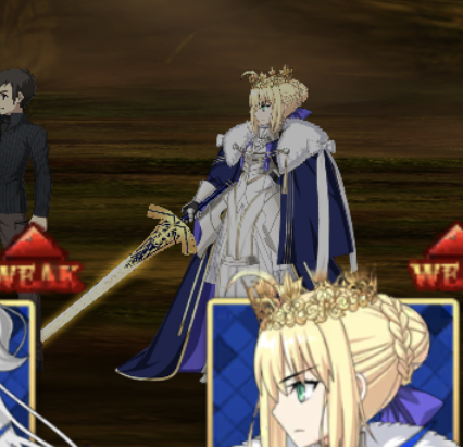 【FGO】ログレス、カード決めた時にバトグラが動くのは初?いや… 6 gU47g7h
