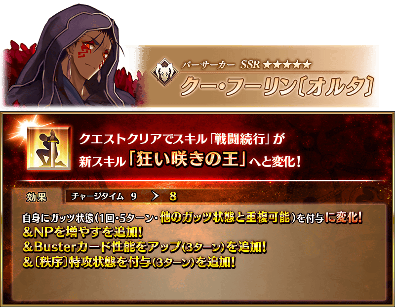 【FGO】オルタニキにNP30＆秩序特攻追加で金時超え？！レオニダスも超強化で「低レアとは思えない」の反響